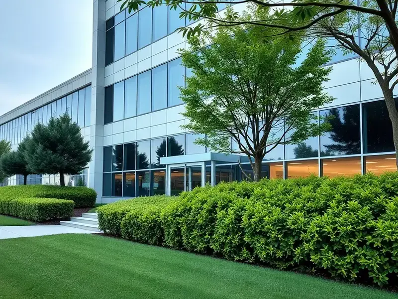 Commercial lawn care services